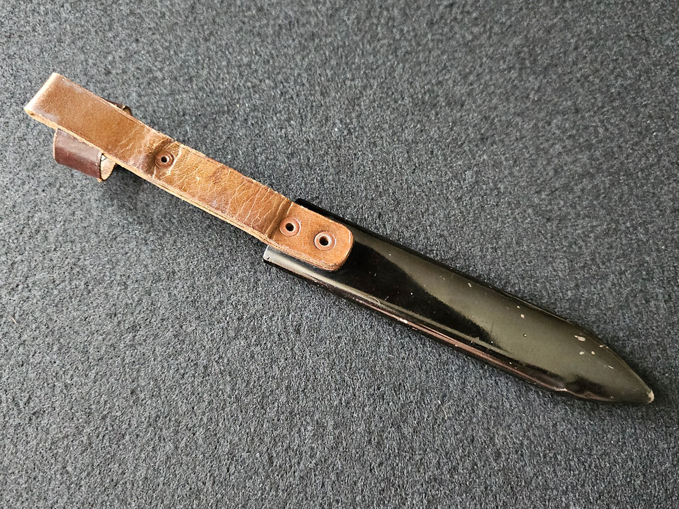 Thumbnail: Early Hitlerjugend knife with motto by Gottlieb. RARE!!!