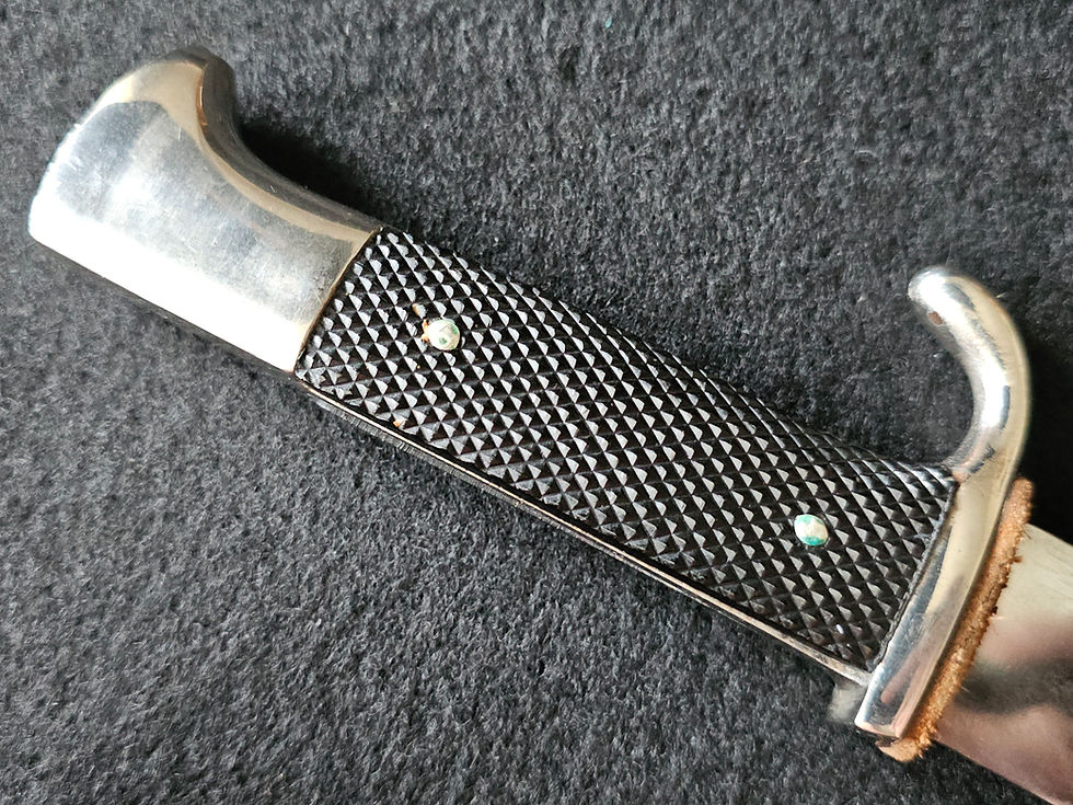 Thumbnail: Early Hitlerjugend knife with motto by Gottlieb. RARE!!!