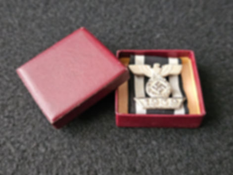 Iron cross clasp 2nd class by B.H. Mayer.