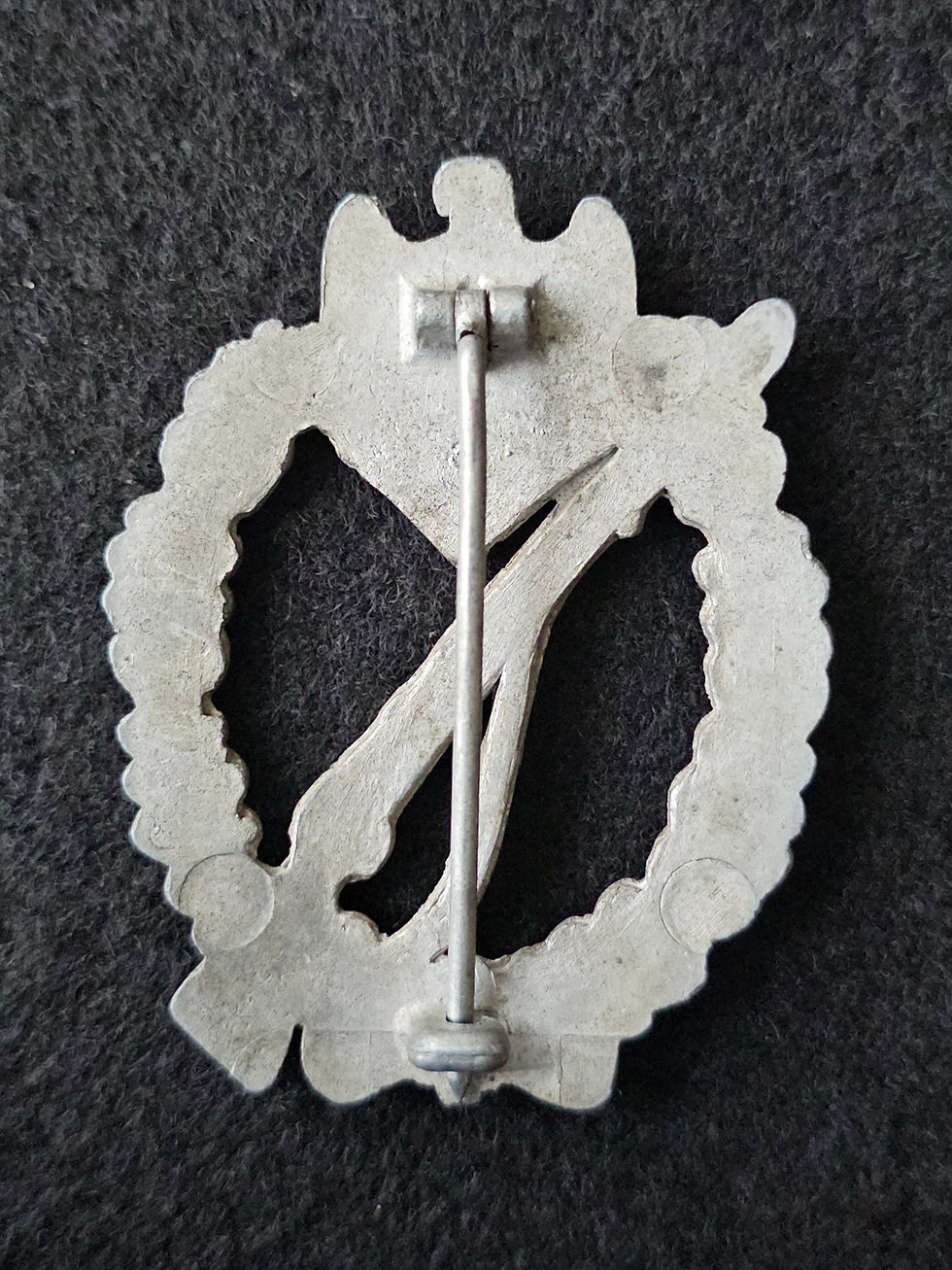 Thumbnail: Infantry assault badge in silver by F.W. Assmann & Söhne "3"