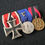Thumbnail: Luftwaffe 3 place medal bar by Godet, iron cross Schinkel by Deumer.