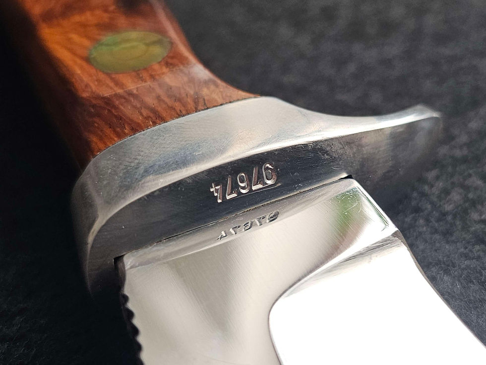 Thumbnail: Puma Knife Original 1976 AUTO-MESSER 6390 White Hunter.