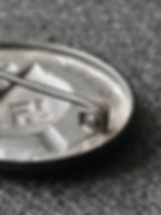 Thumbnail: Wound badge in black by Foerster & Barth "L/21" MINT!!!