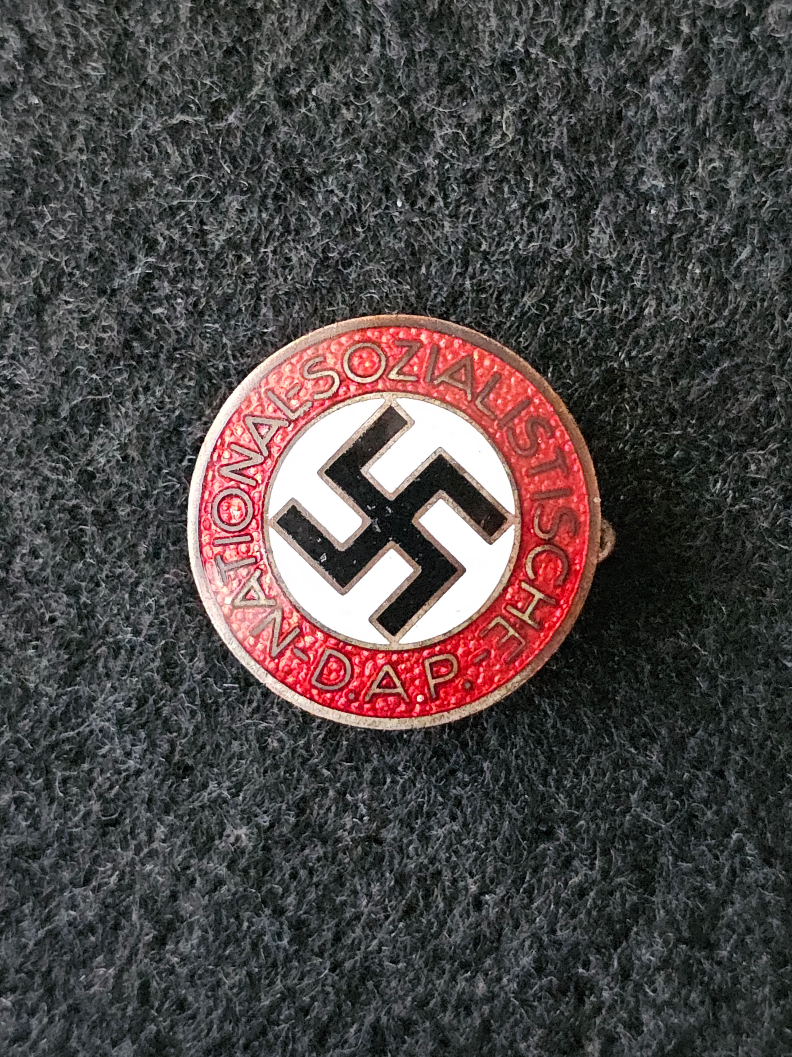 NSDAP Party pin by H. Aurich "M1/105"