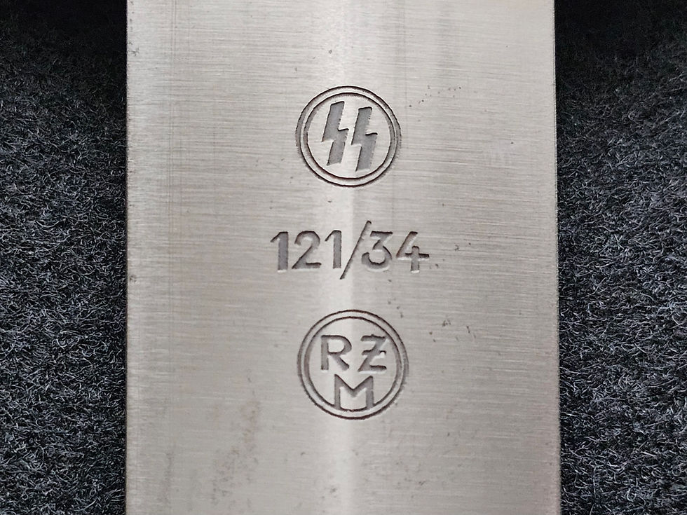 Thumbnail: Early SS Dagger Marked SS RZM M 121/34.