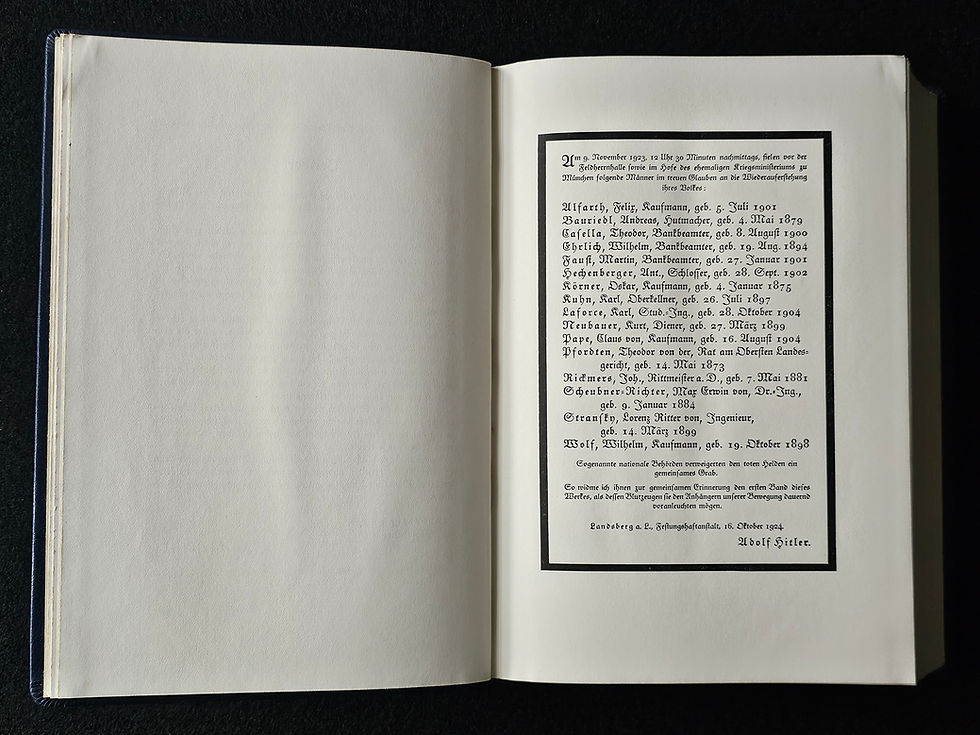 Thumbnail: Mein Kampf jubilee edition for the 50th birthday of Adolf Hitler 1939.