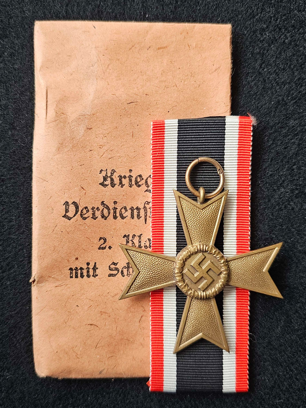 Thumbnail: War merit cross 2nd class by Deschler & Sohn "1".