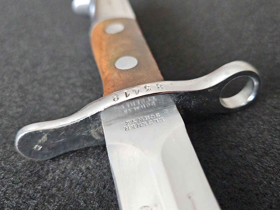 Thumbnail: Original WWI Swiss Schmidt-Rubin M1918/31 Knife Bayonet