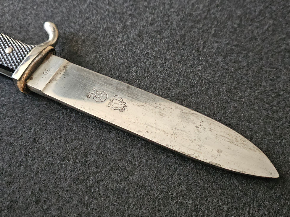 Thumbnail: Extremely Rare Transitional HJ Student Bund Knife by Carl Eickhorn (1939)
