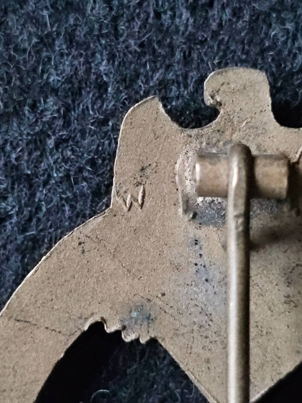 Thumbnail: Panzer assault badge in bronze by Karl Wurster K.G. "small w"