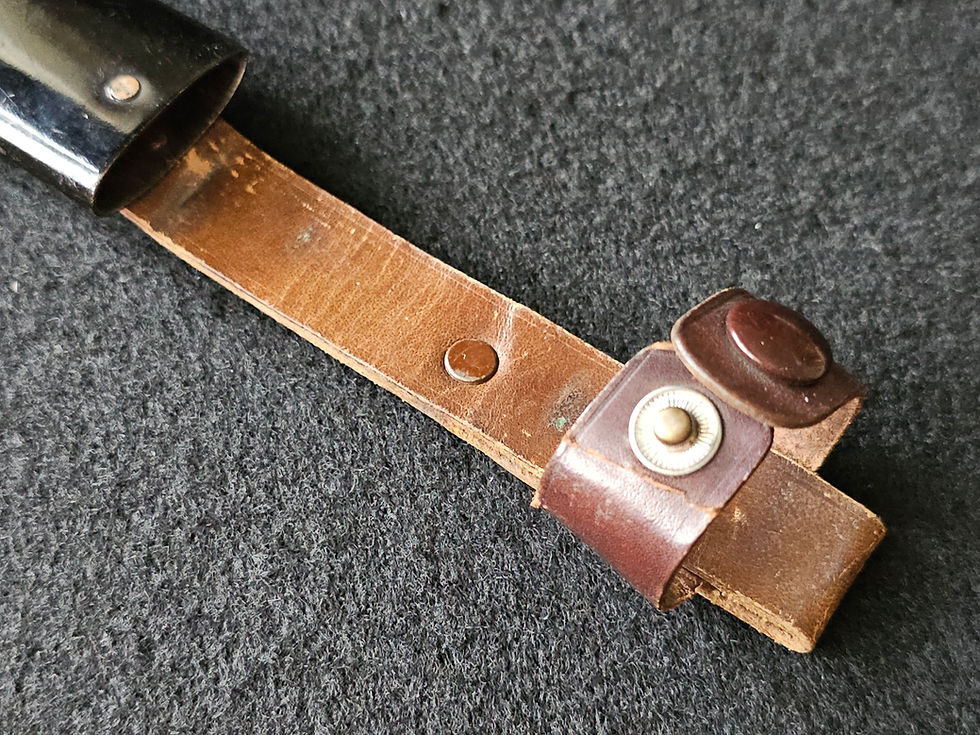 Thumbnail: Early Hitlerjugend knife with motto by Gottlieb. RARE!!!