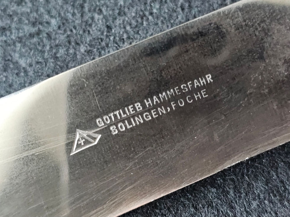 Thumbnail: Early Hitlerjugend knife with motto by Gottlieb. RARE!!!