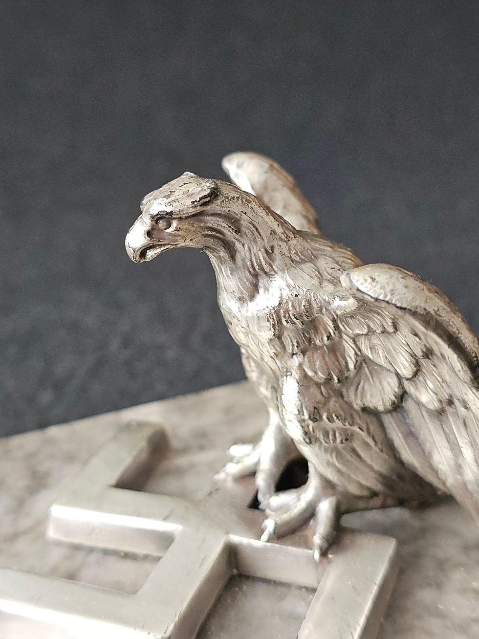 Thumbnail: Eagle with Swastika on Marble Base