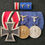 Thumbnail: Luftwaffe 3 place medal bar + ribbon bar.