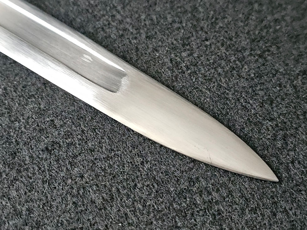Thumbnail: Original WWI Swiss Schmidt-Rubin M1889/11 Knife Bayonet – Short Number 2907.