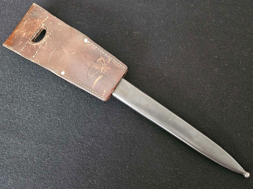 Thumbnail: Original WWI Swiss Schmidt-Rubin M1889/11 Knife Bayonet