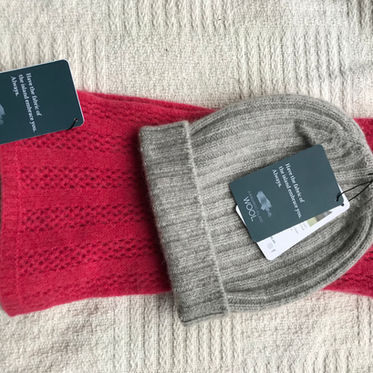 Product labels brand name Kangaroo Island Wool Clothing Tags