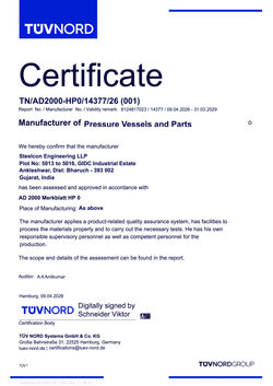 AD 2000-Merkblatt HP0