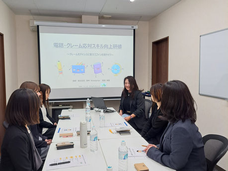 社内研修（電話応対とクレーム対応）