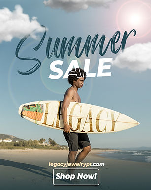 Flyer de venta de verano