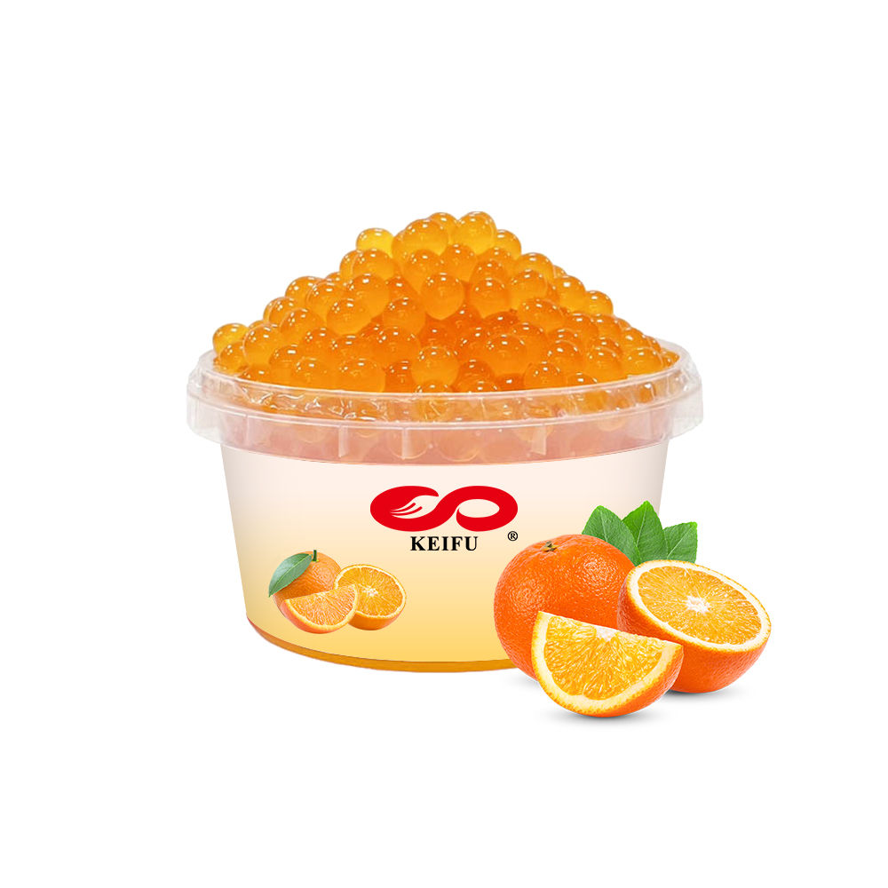 Orange Popping Boba