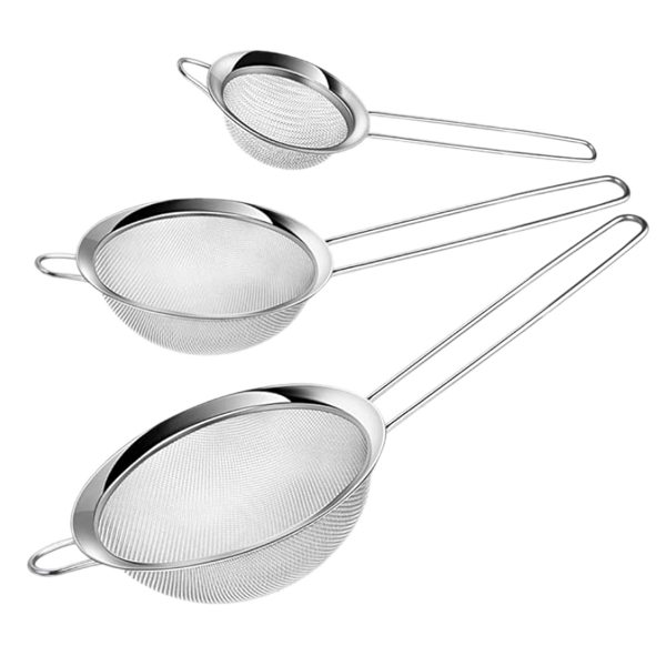 Thumbnail: Double Layer Strainer-Stainless Steel 7 inch