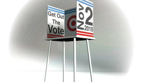 Poster design for a get out the vote campaign