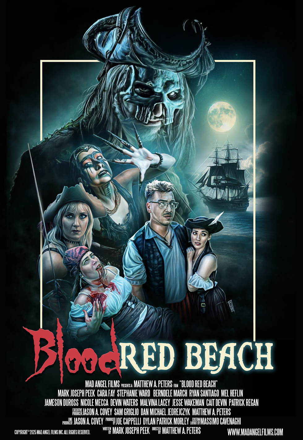 Poster for Blood Red Beach