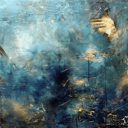 Abstract In Blue