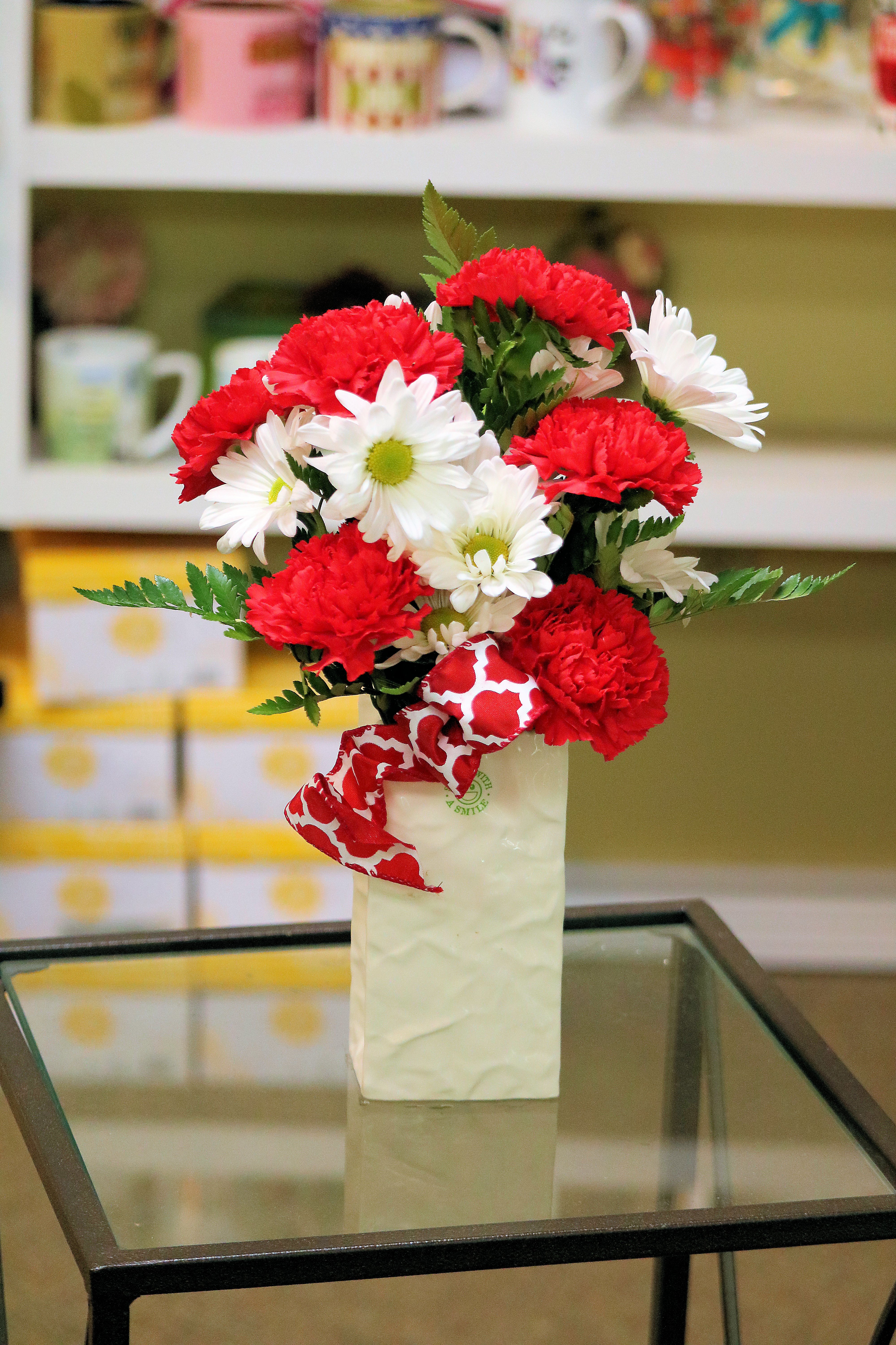 Carnations and Daisies
