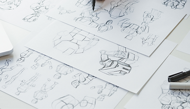 sketches on paper