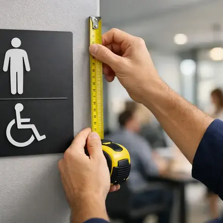 ADA Interior Sign Height Rules That Matter