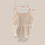 Thumbnail: Cotton Tie Strap Romper in Baby Pink