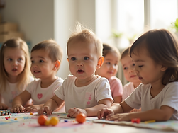 A-group-of-babies-participating-in-a-sensory-class-featuring-soft-lighting-and-natural-day