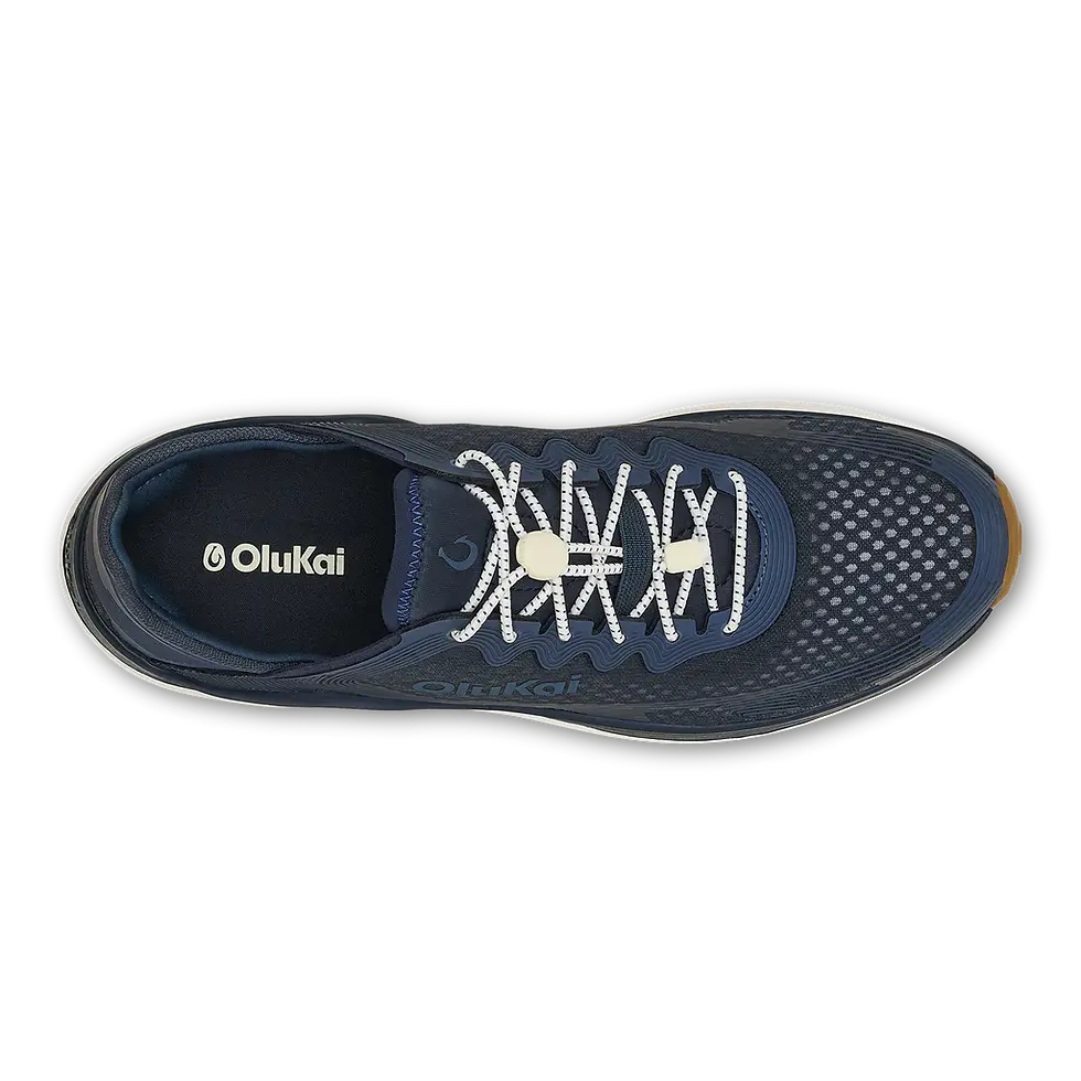 Thumbnail: Olukai Men's Ahi Water Boat Shoe Blue