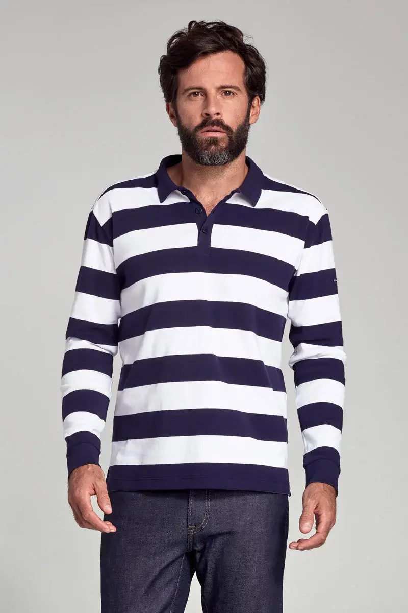 Armorlux Rugby "Pleuven" White/Navy