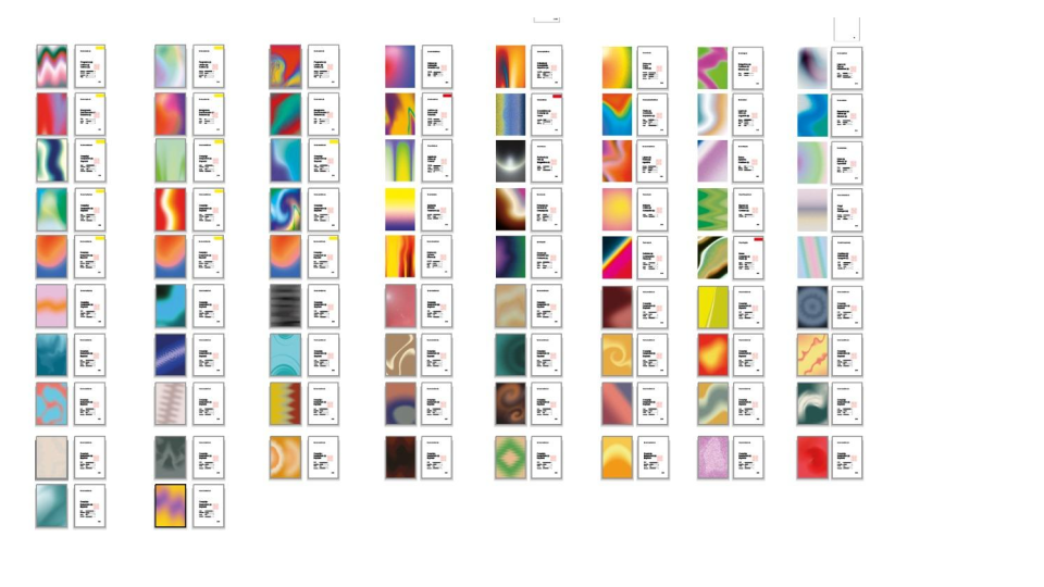 1era versión del Color Lab Deck en 2022, antes de hacer ajustes en los degradados.