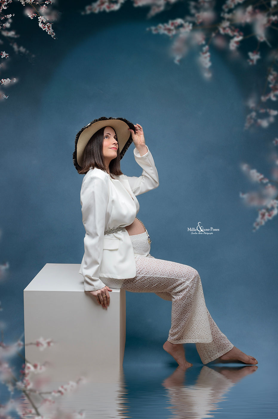 Shooting femme enceinte Mille et une Poses photographe Reims Marne