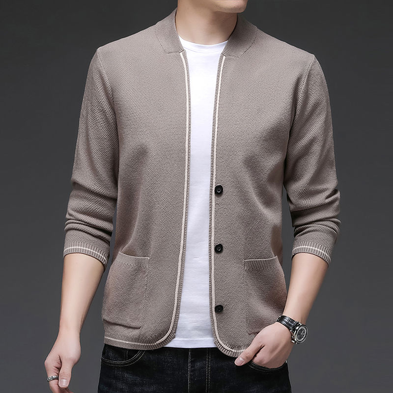 Thumbnail: Shadow Line Knit Blazer Cardigan