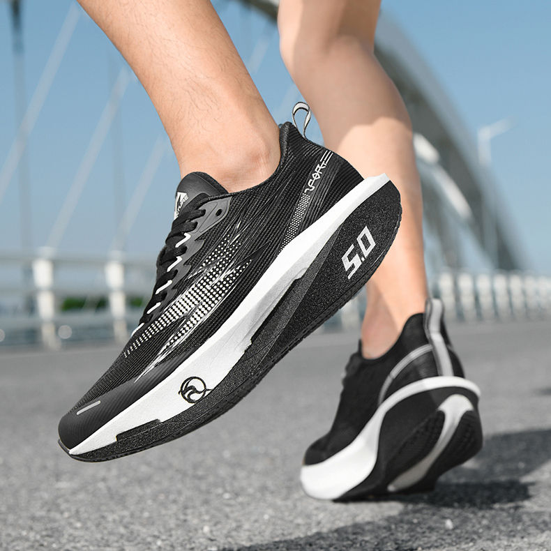 Thumbnail: Shadow Jet 5.0 Rocker Sneakers with breathable mesh upper, rocker sole, cushioned midsole, and lightweight athletic design fo
