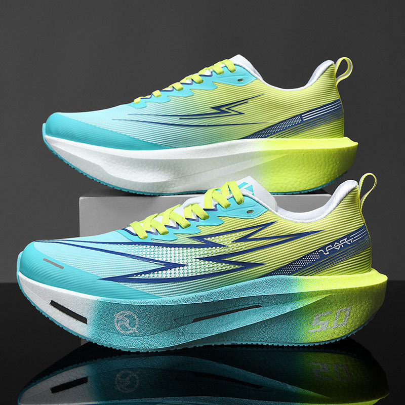 Shadow Jet 5.0 Rocker Sneakers with breathable mesh upper, rocker sole, cushioned midsole, and lightweight athletic design fo