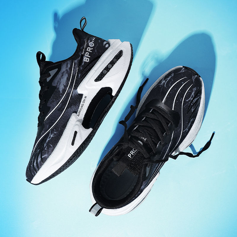 Thumbnail: Sky Forge Hollow Running Sneakers with breathable mesh upper, hollow cushioned sole, and lightweight running comfort