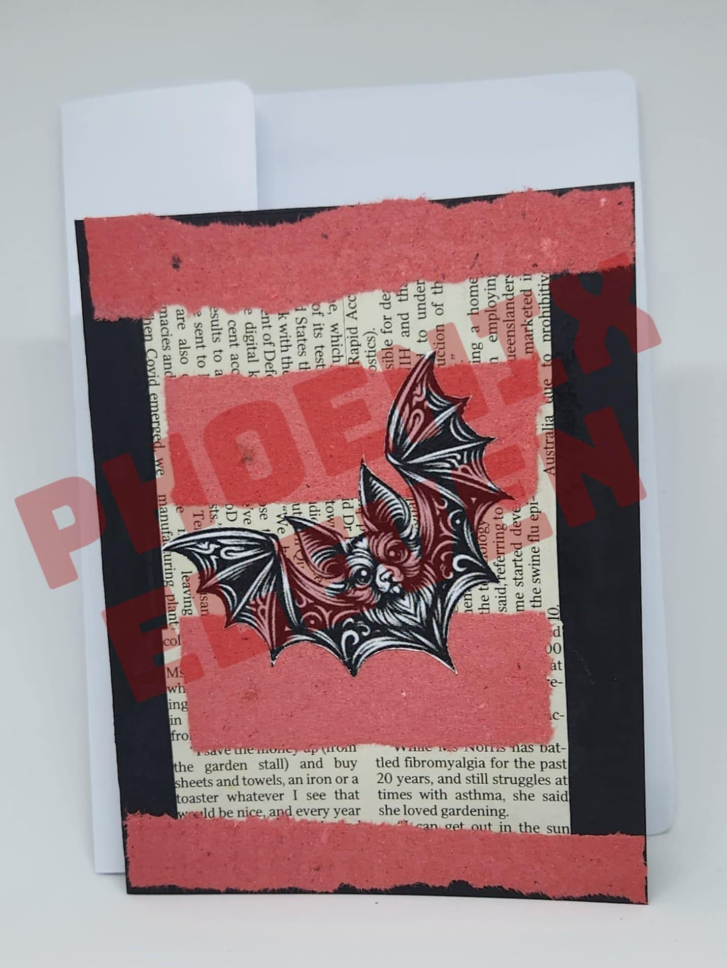 Goth-inspired Greeting Card