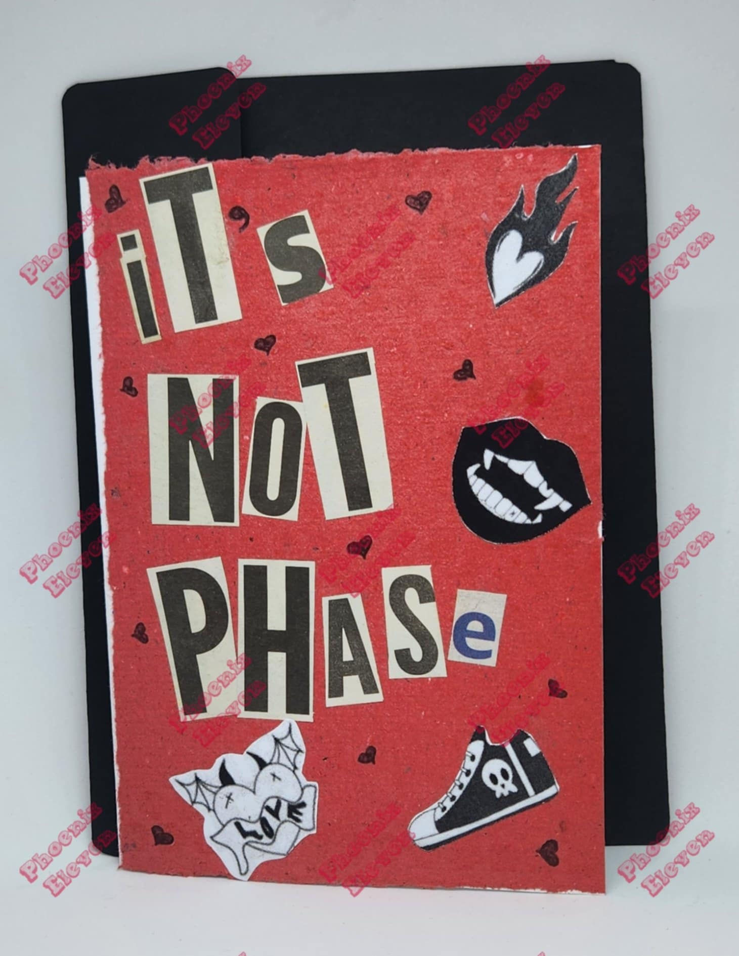 Goth-inspired Greeting Card