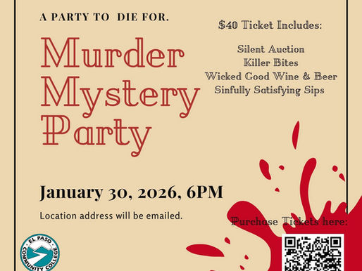 Murder Mystery Party January 30
