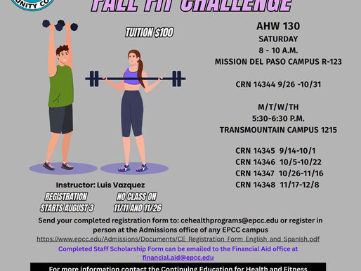 Fall Fit Challenge at MdP