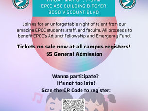 Talent Takeover Friday, May 8, p.m., ASC Bldg. B