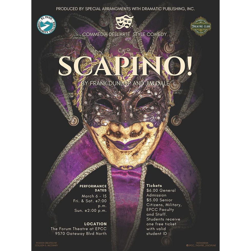 "Scapino!" opens March 6 at TM's Forum Theatre
