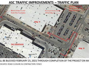 Notification of Road Closure at EPCC ASC A & B