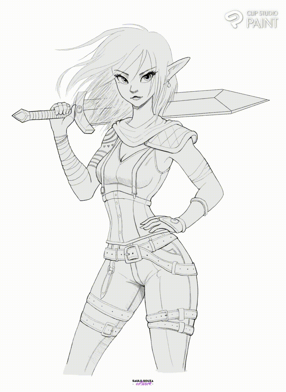 elf-girl_saulosouzaartwork.gif